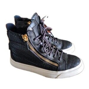 Guisepppe Zanotti London TR Donna Stamped Croc Mid Top Sneaker Women's Size...